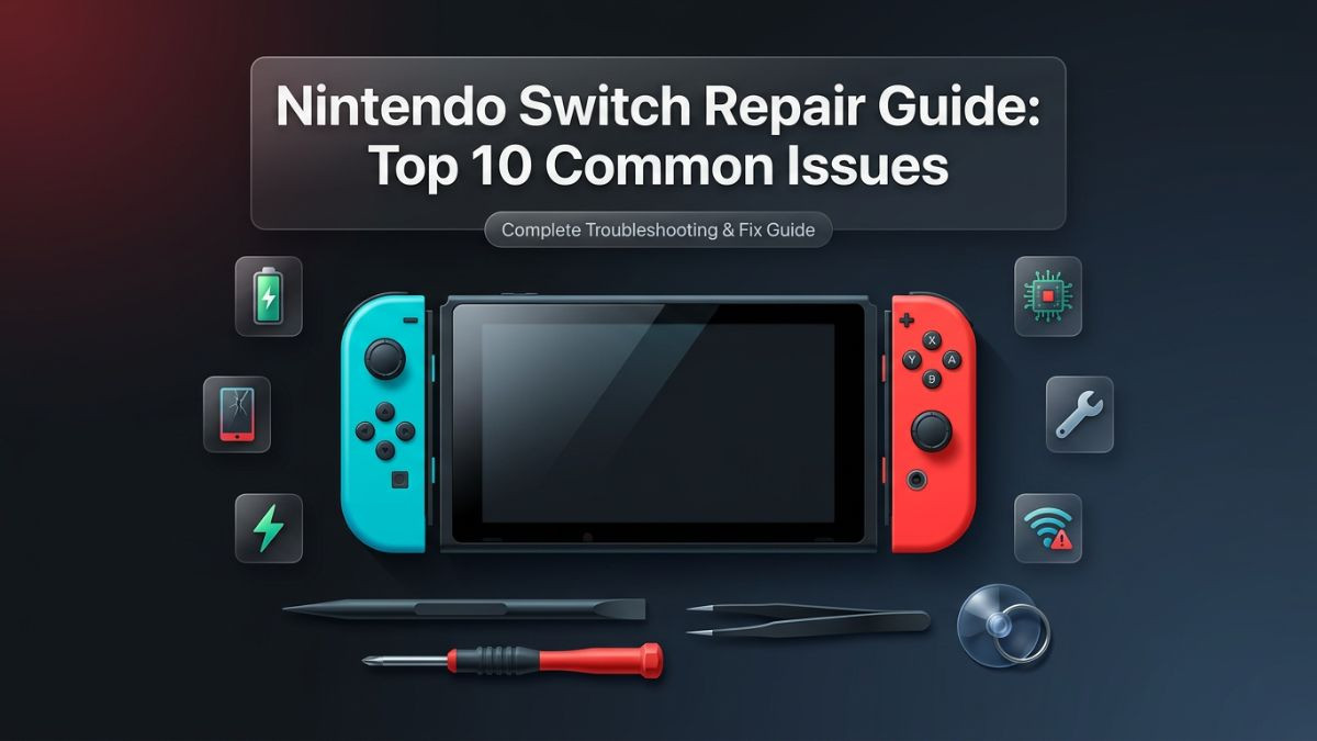 Nintendo Switch Repair Guide: Top 10 Common Issues